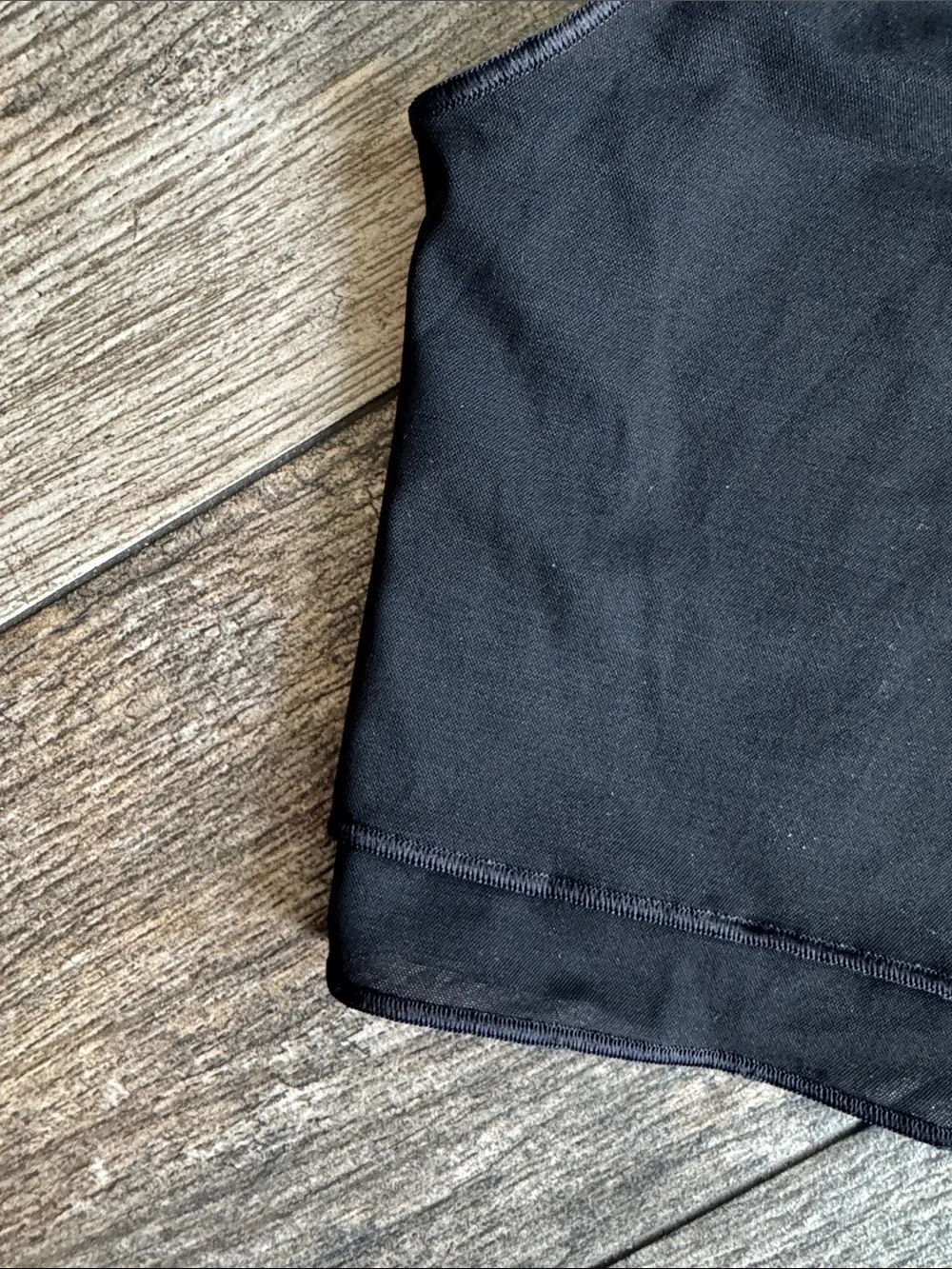 ALO Yoga One-Shoulder Black Crop Tank